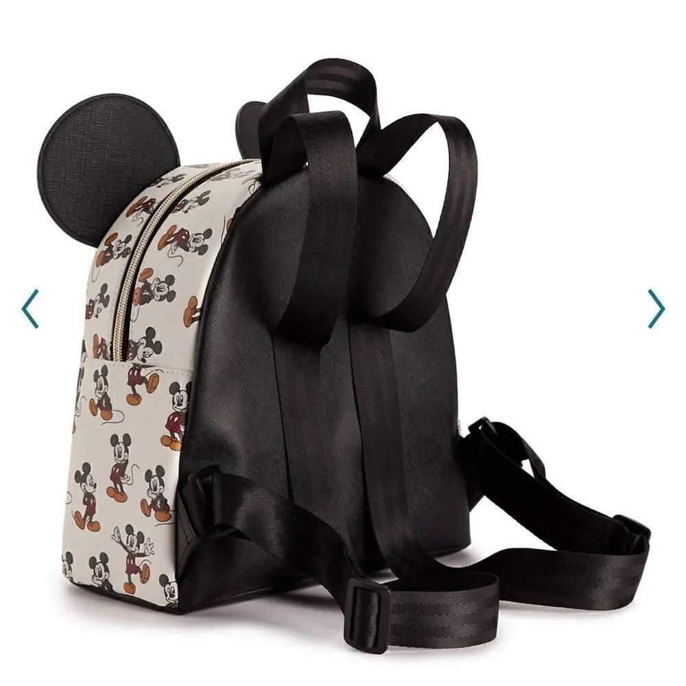 Disney Mickey Mouse Classic Toss Pattern Backpack NWT - Picture 4 of 6
